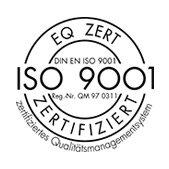 ISO 9001 Zertifikat